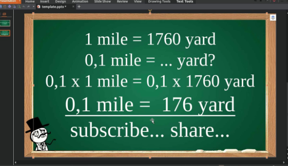 How many yards in a mile